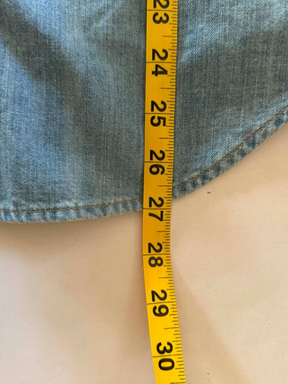 Billy Reid Shoals Denim Shirt L - Picture 11 of 11